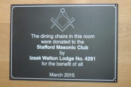 bonze plaque